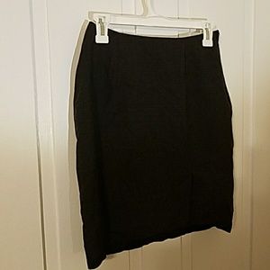 Amanda Smith Petite grey pencil skirt